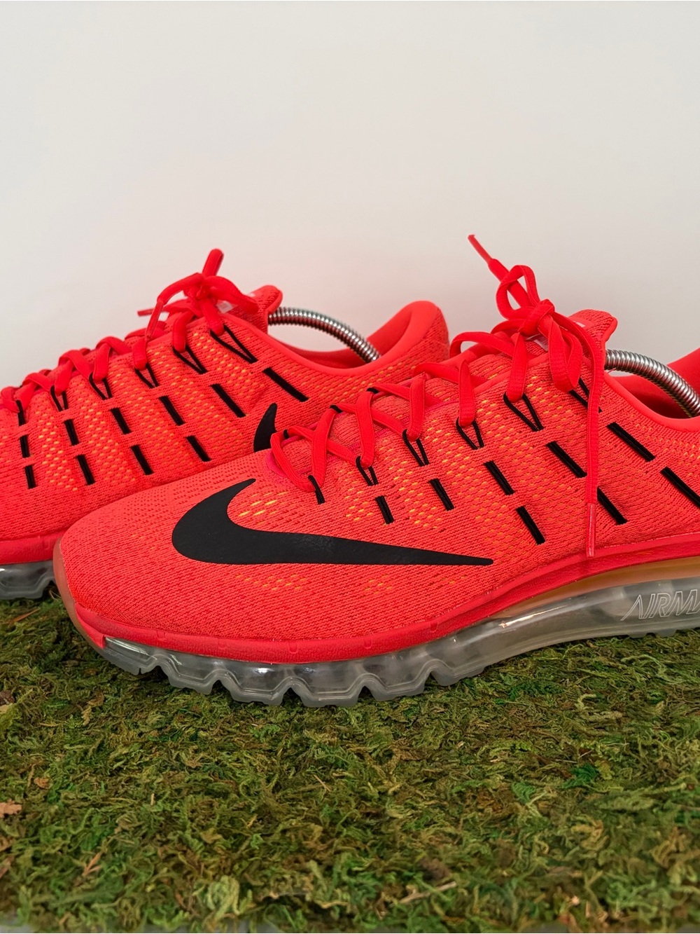 Nike Men’s Air Max Sneakers “Bright Red Crimson” 2016